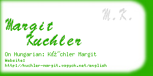 margit kuchler business card